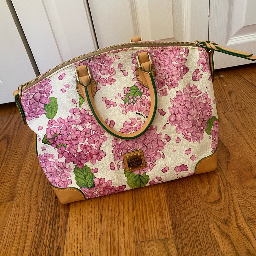 Dooney & Bourke Hydrangea Monogram Satchel
